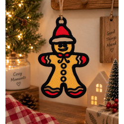 Winter Beanie FSL Gingerbread Man