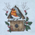Winter Robin Birdhouse