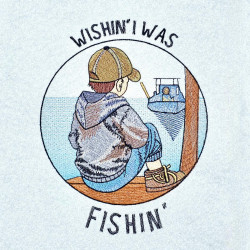 Wishing I Was Fishing Design