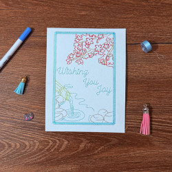 Wishing You Joy Nature Cardstock