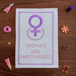 Women Are Empowered Cardstock