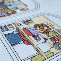 Women Sewing In The Craft Room