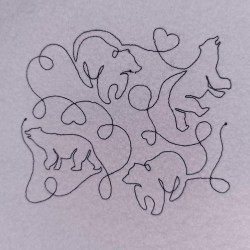 Woodland Bear Quilting Pattern