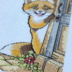 Woodland Peeking fox