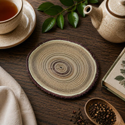 Woodland Tree Rings ITH Coaster