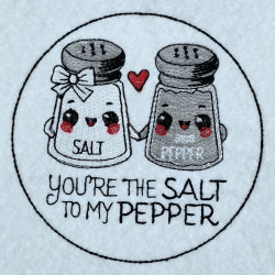 You Are Salt To My Pepper Pun