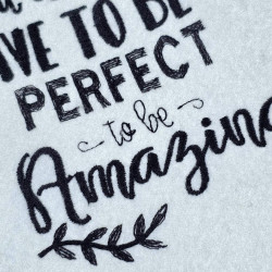 You Don't Have To Be Perfect Inspirational Quote