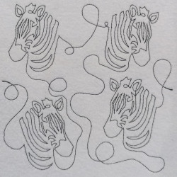 Zebra Stripe Quilting Pattern
