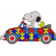 Autism Snoopy Car