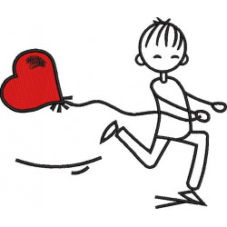 Lovely Boy Embroidery Design