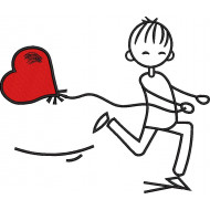 Lovely Boy Embroidery Design