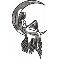 Girl On Moon
