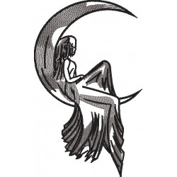 Girl On Moon