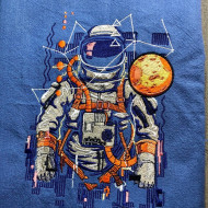 Astronaut Embroidery Pattern