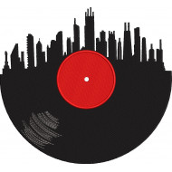 Upcycled Chicago Skyline