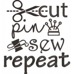 Cut Pin Sew Repeat