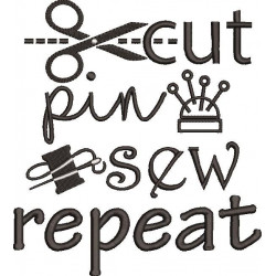 Cut Pin Sew Repeat