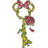 Key Embroidery Design