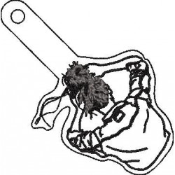 Girl Key Fob