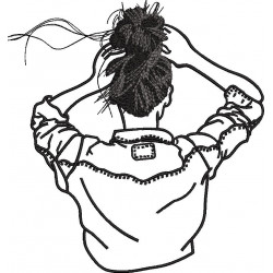 Girl Embroidery Design
