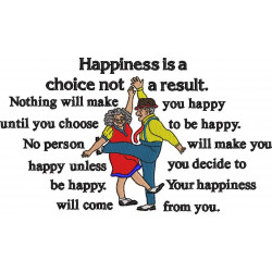 Happiness is your choice