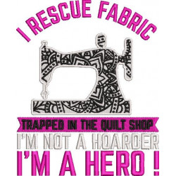 I Rescue Fabric