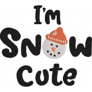 I snow cute