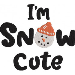 I snow cute