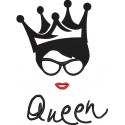 Queen Embroidery Pattern