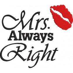 Mrs Always Right