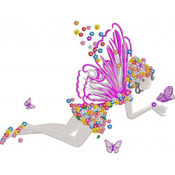 Flying Floral Fairy