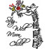 Giraffe Art Embroidery