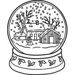 Winter Snow Globe