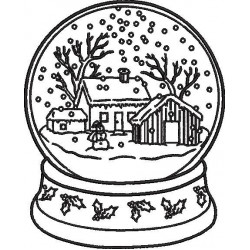 Winter Snow Globe