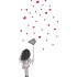 Girl Catching Hearts