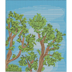 Seasons Embroidery Pattern