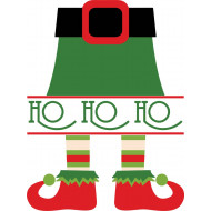 Elf HoHoHo Vector Only