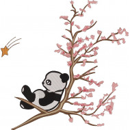 Panda Embroidery Pattern