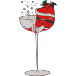 Santa in Glass