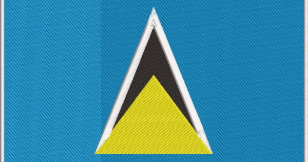 St lucia Flag