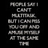 Amuse Myself At the Same Time Embroidery Pattern