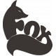 Fox Silhouette Embroidery Design Fox Silhouette Embroidery Design