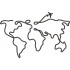 Airplane Track Embroidery Design