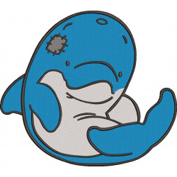 Dolphin Embroidery Pattern