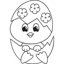 Baby Duck Embroidery Pattern