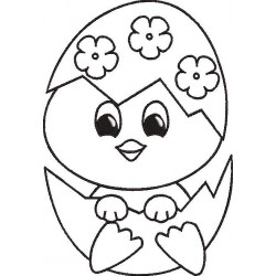Baby Duck Embroidery Pattern