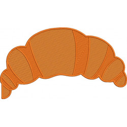 Croissant Embroidery Pattern