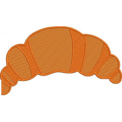 Croissant Embroidery Pattern
