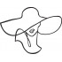 Hat Girl Embroidery Pattern