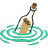 Paper Message In The Bottle Embroidery Pattern